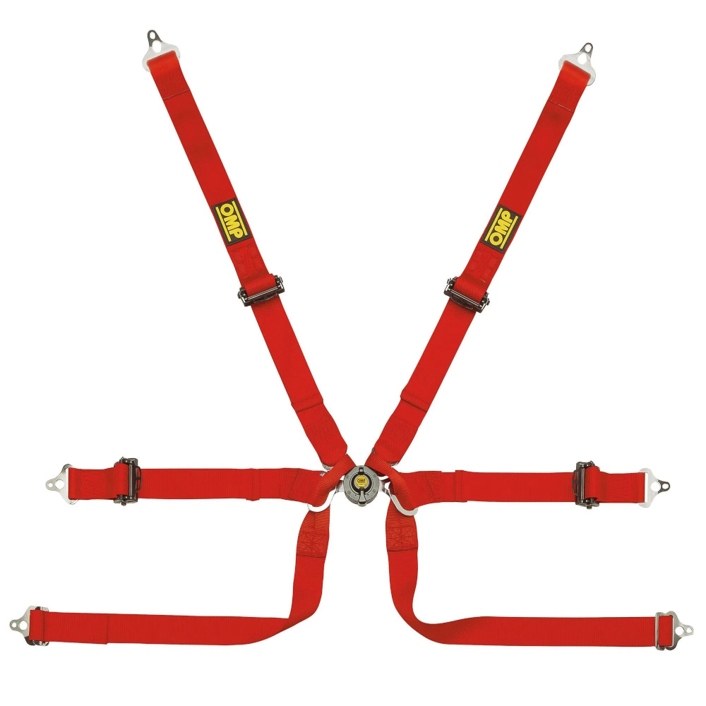 OMP 0206B HSL - Formula Pull Up 6 Point Harness