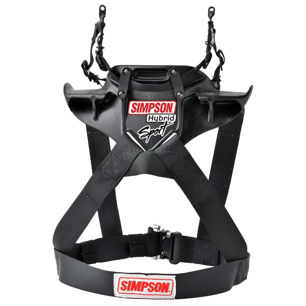 Simpson Hybrid Sport Head & Neck Restraint Standard HANS Clips