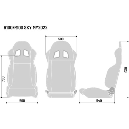 Sparco R100 Seat (MY22)